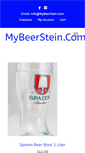 Mobile Screenshot of mybeerstein.com